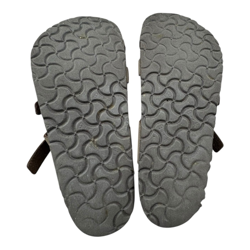 Birkenstock Yara Sandals Brown Leather Women's Size 39 Needs Repair Read - Picture 6 of 13